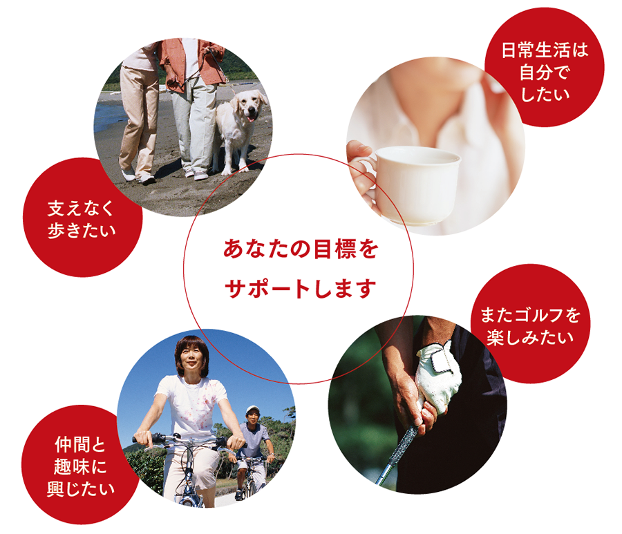 あなたの目標をサポートします